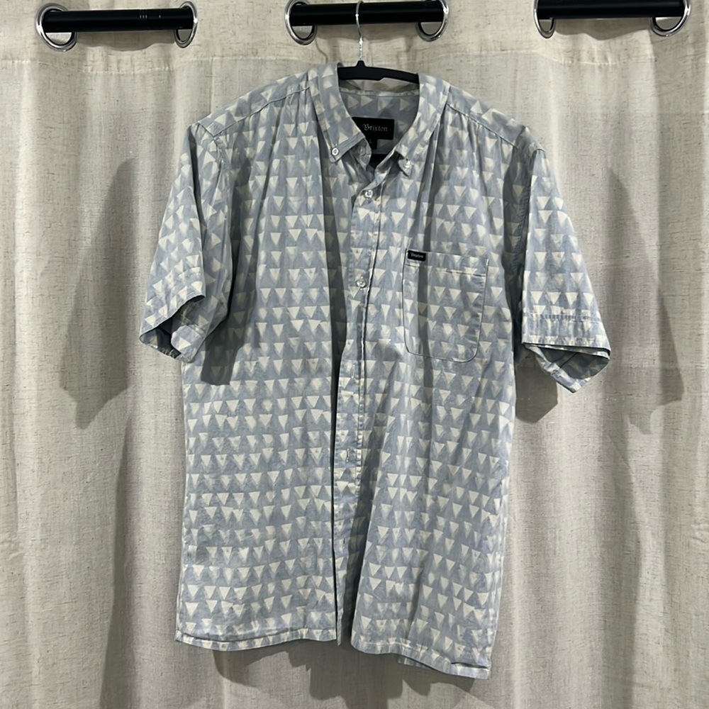 Brixton large blue/white